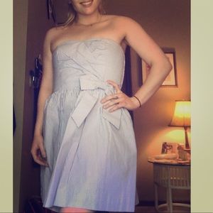 Lilly Pulitzer blue and white stripped dress